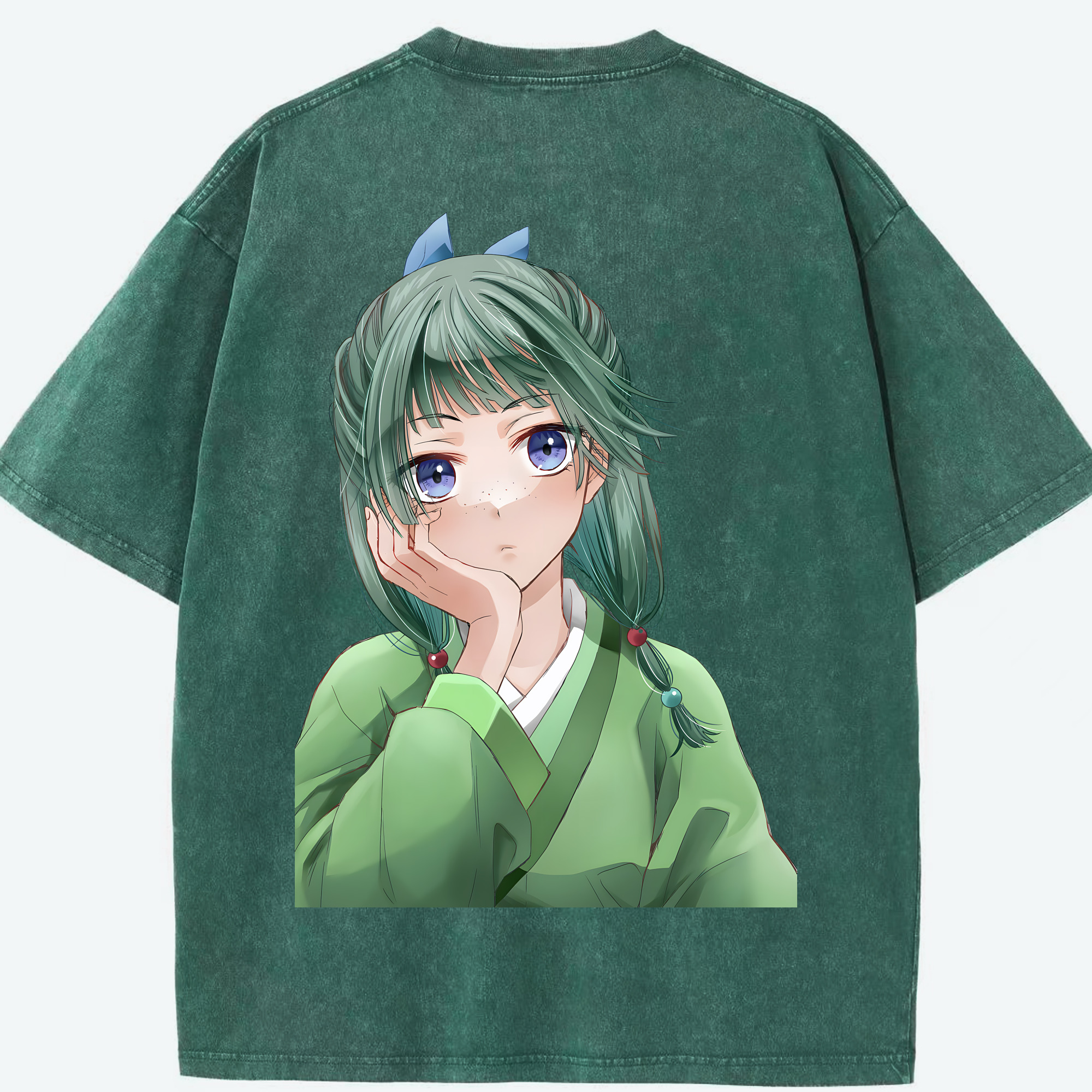 （画像用） 薬屋のひとりごと The Apothecary Diaries 綿100% ヴィンテージ風 半袖Tシャツ（背面プリント）